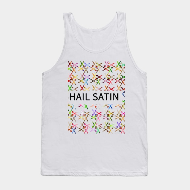 Hail Satin- scissors pattern - sewing Tank Top by maggzstyle